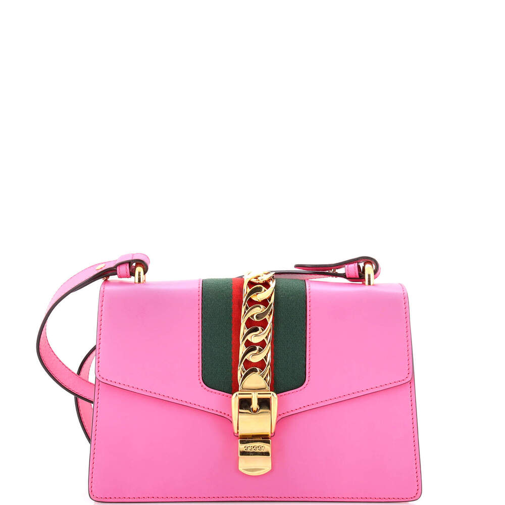 Gucci Small Sylvie Shoulder Bag Leather